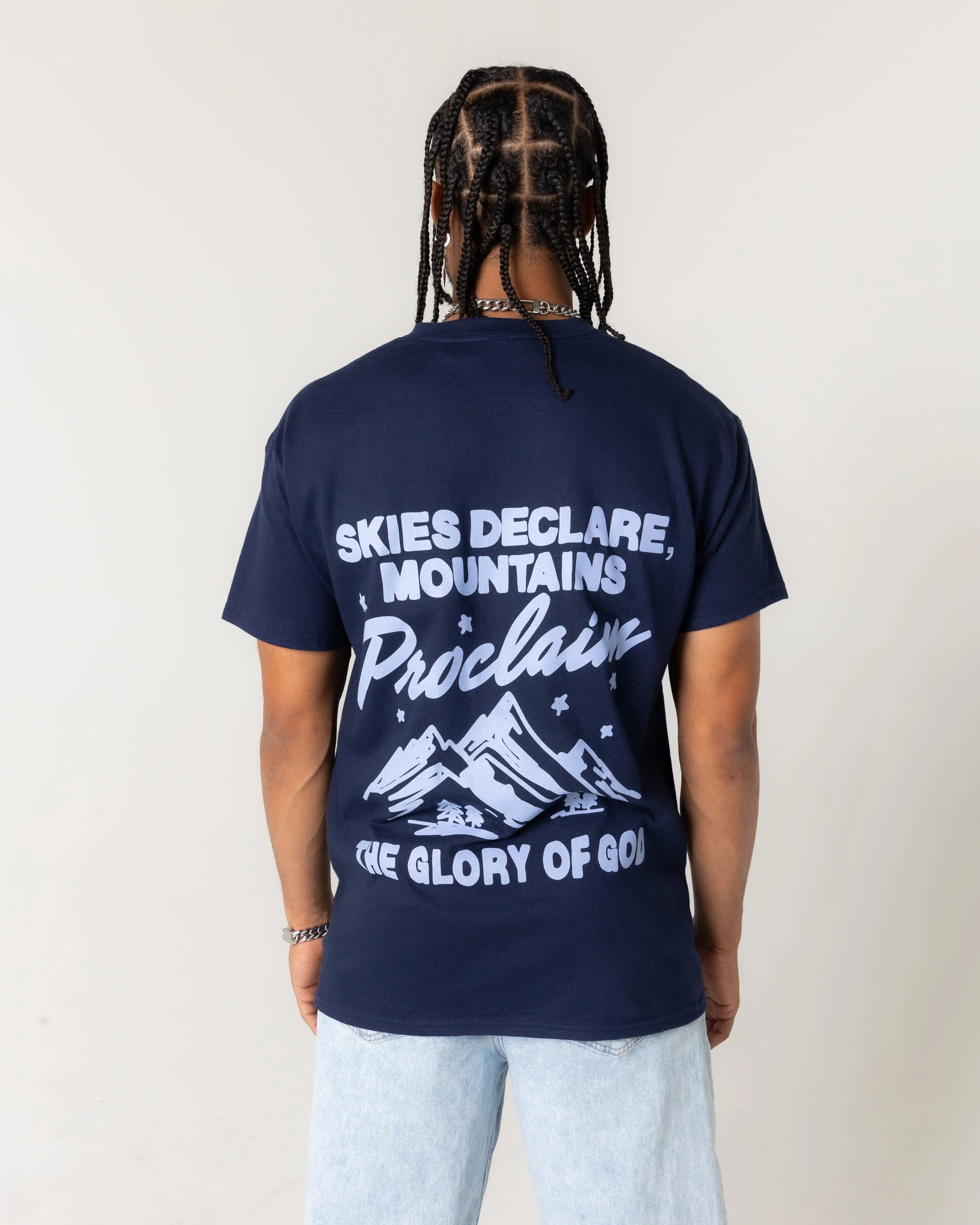 "Glory Of God" Tee || Navy