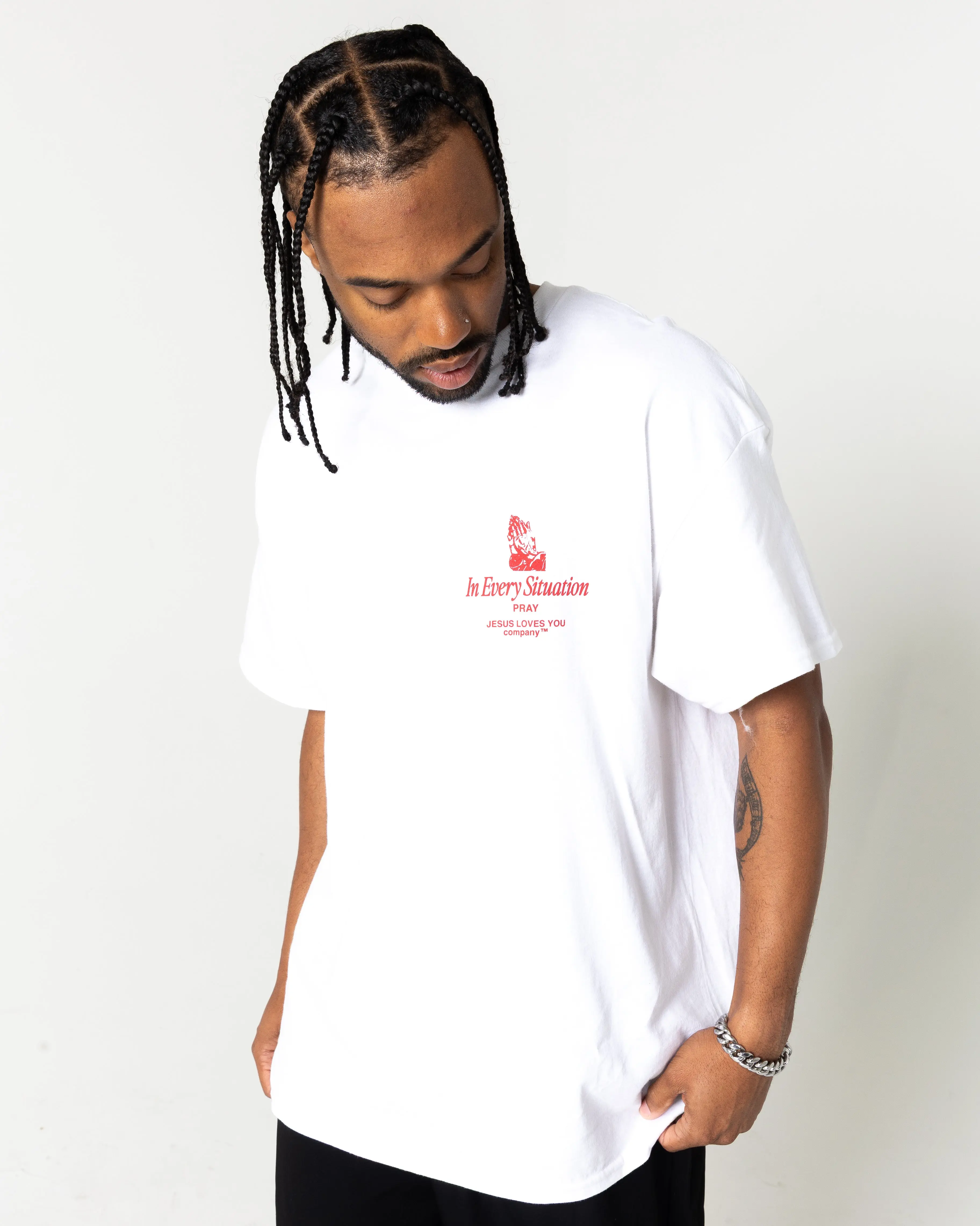 "In Every Situation - Pray." Tee - Image 2