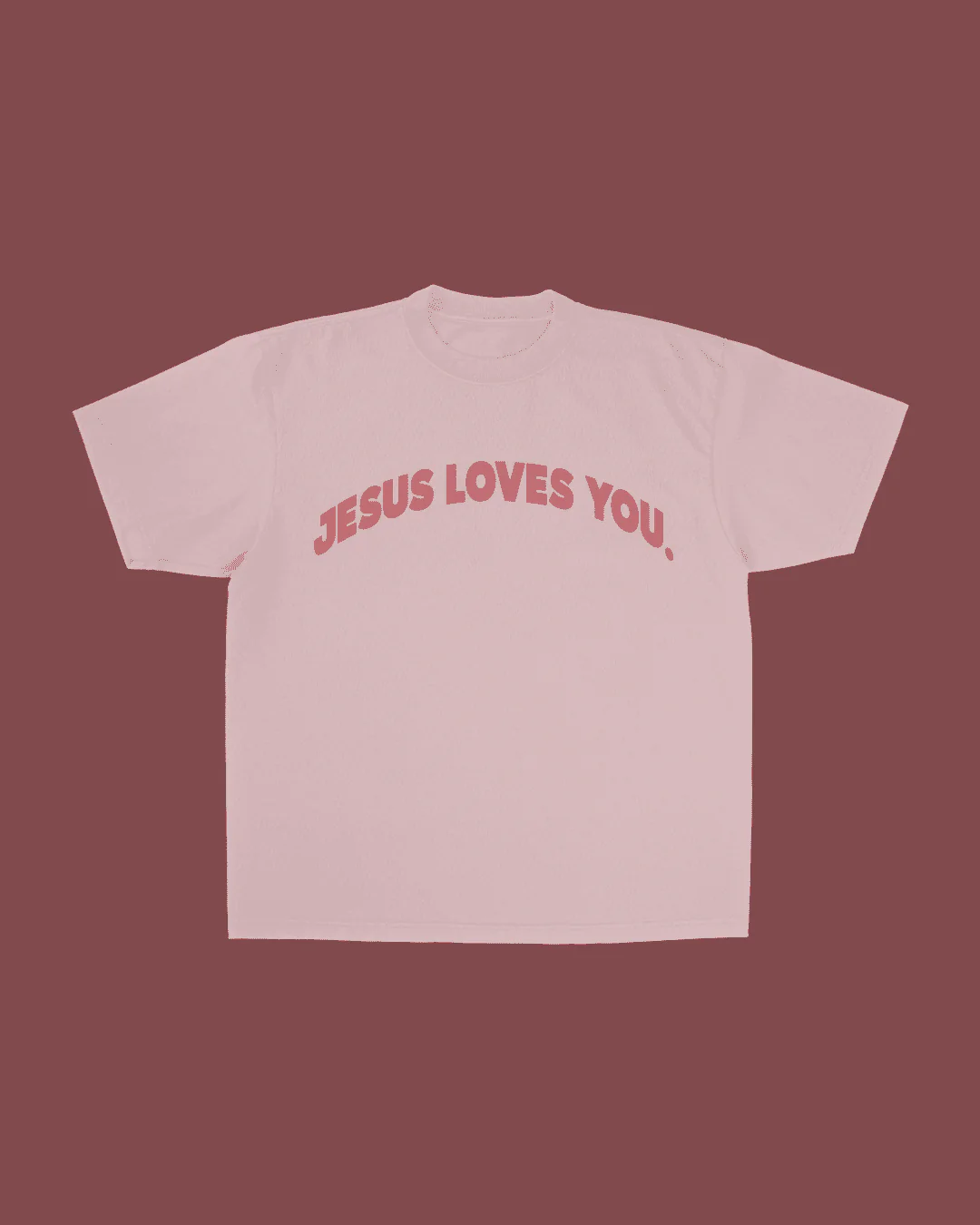 "A New Heaven & New Earth" Tee || Light Pink - Image 2