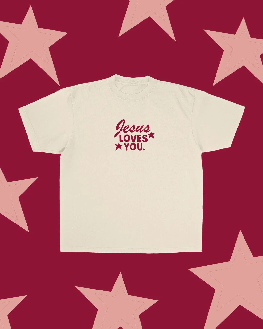 "Heavens Declare His Glory" Tee || Desert Dune - Image 2