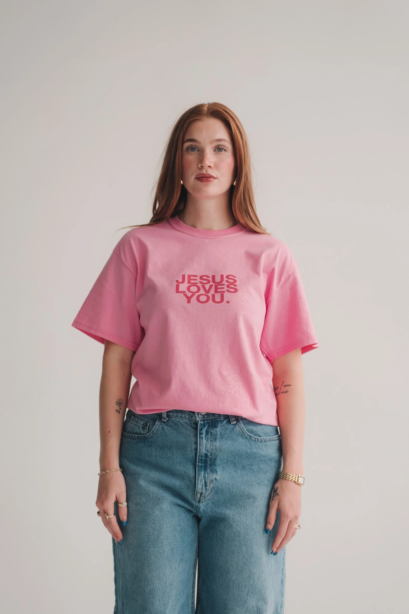 Pink Clay Logo Tee