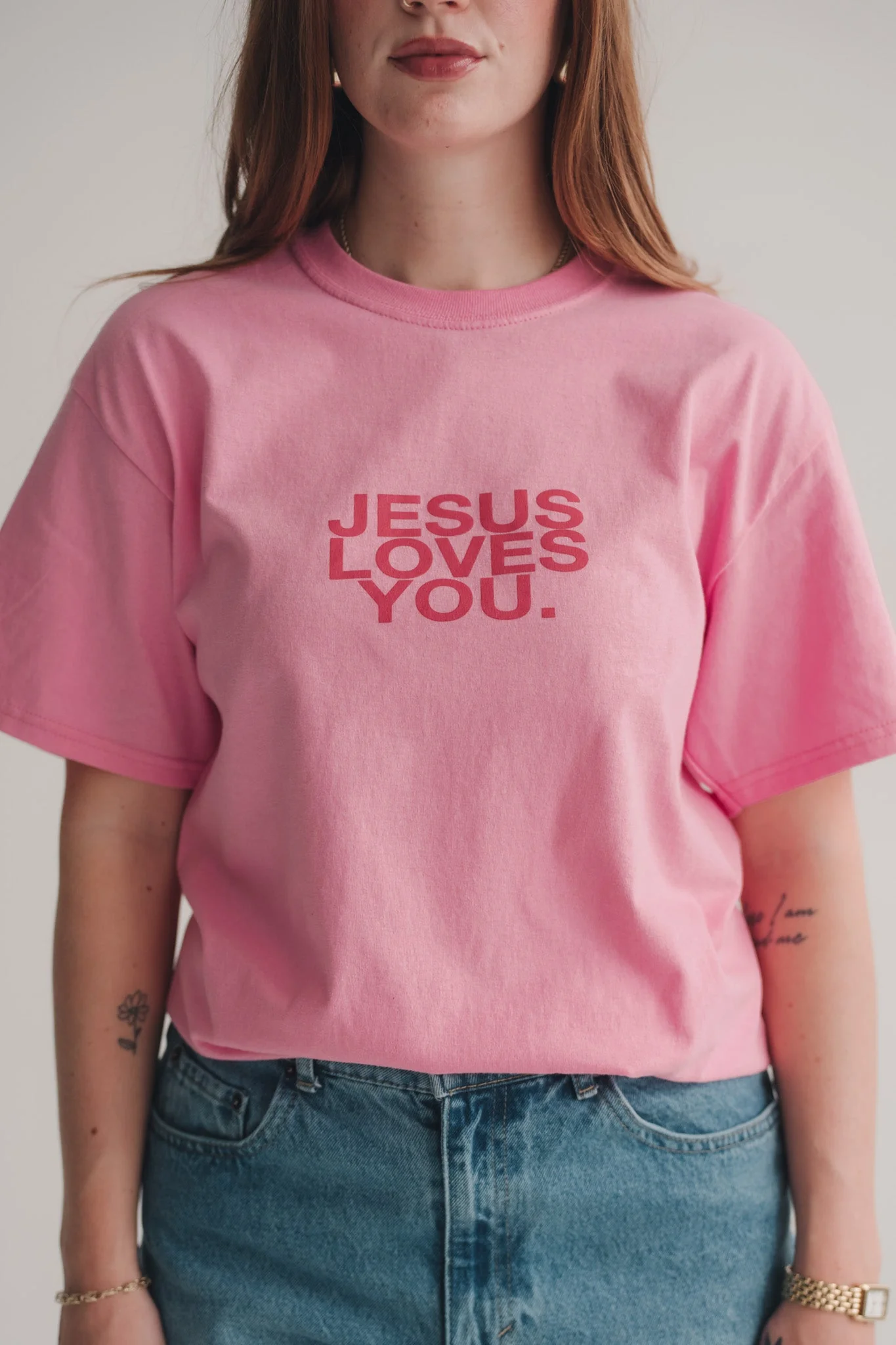 Pink Clay Logo Tee - Image 2