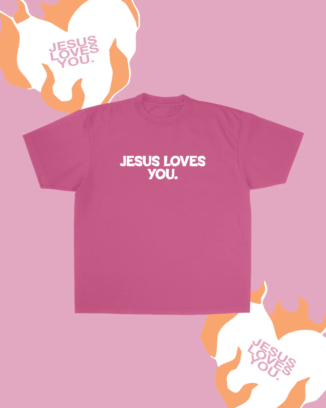 NEW || "Good News" Tee || Berry - Image 2