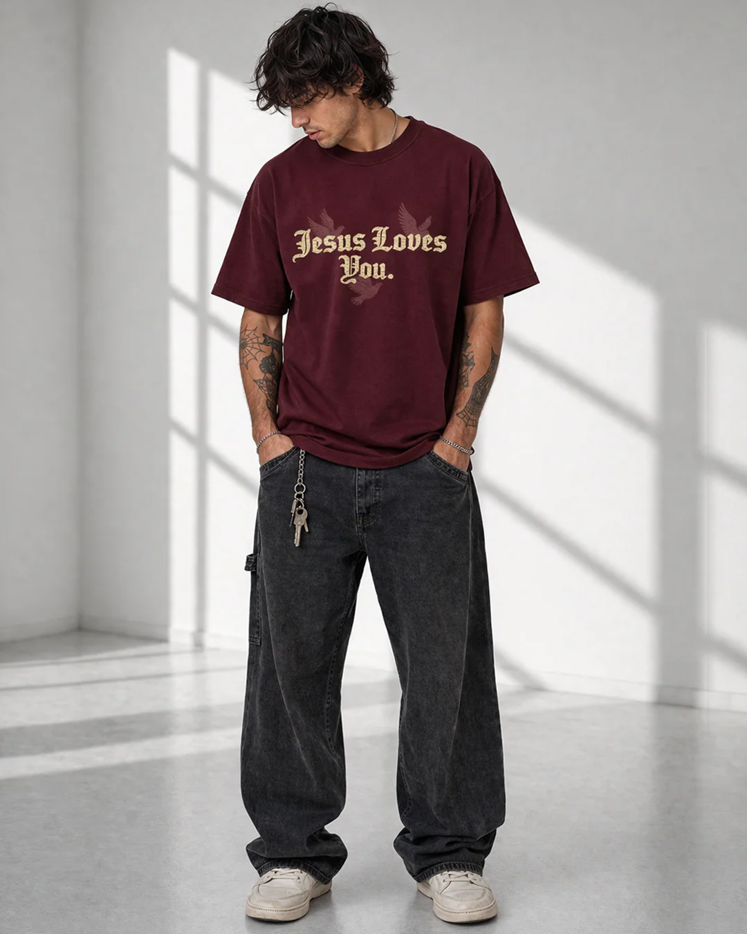 LMTD || "Holy Ghost" 9.5 Oz. Max Heavyweight Tee - Image 2