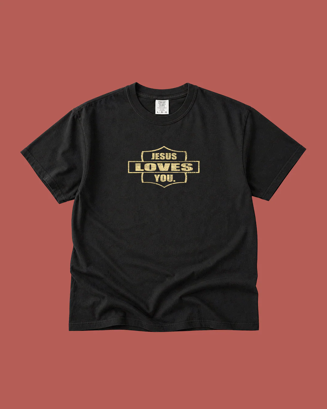 NEW || "Raised To Life" Comfort Colors Tee || Vintage Black - Image 3
